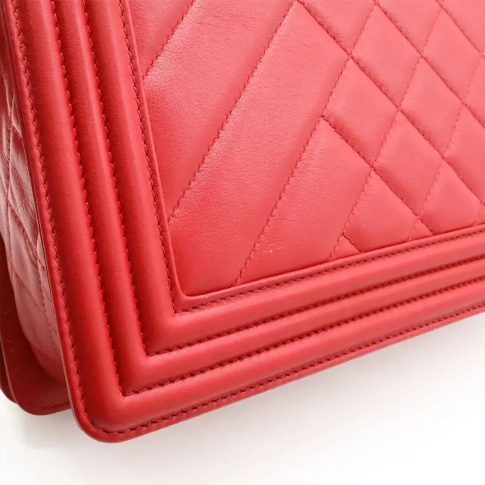 Chanel Boy Chanel Lambskin Shoulder Bag